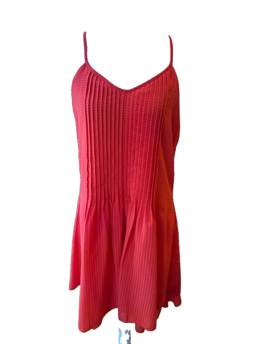 Sanctuary Sleeveless Bright Orange Baby Doll Dress Size Small